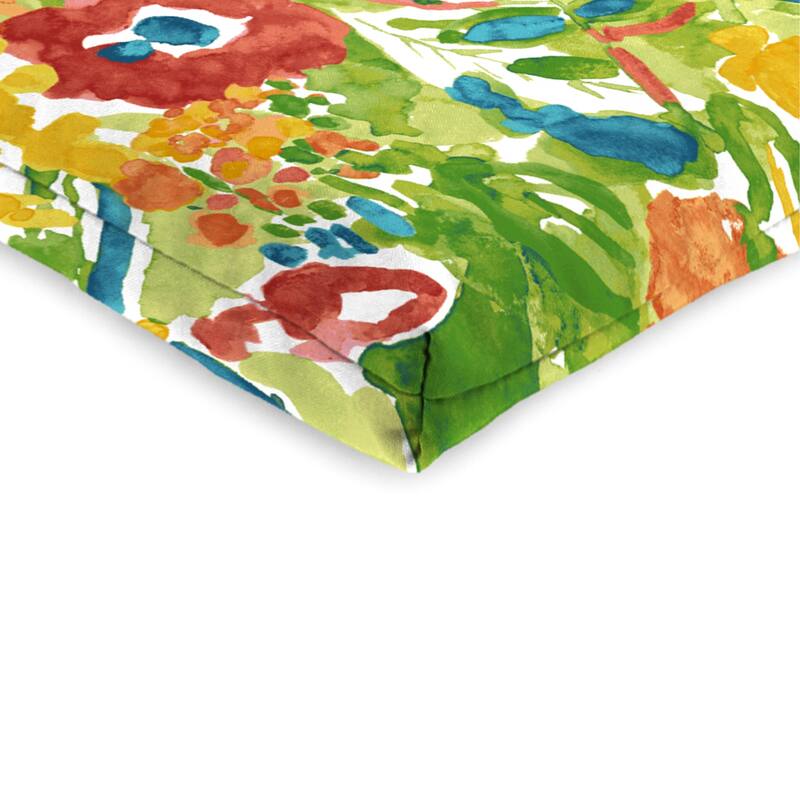 21" x 44" Outdoor Chair Cushion with Ties and Loop - 44'' L x 21'' W x 3.5'' H