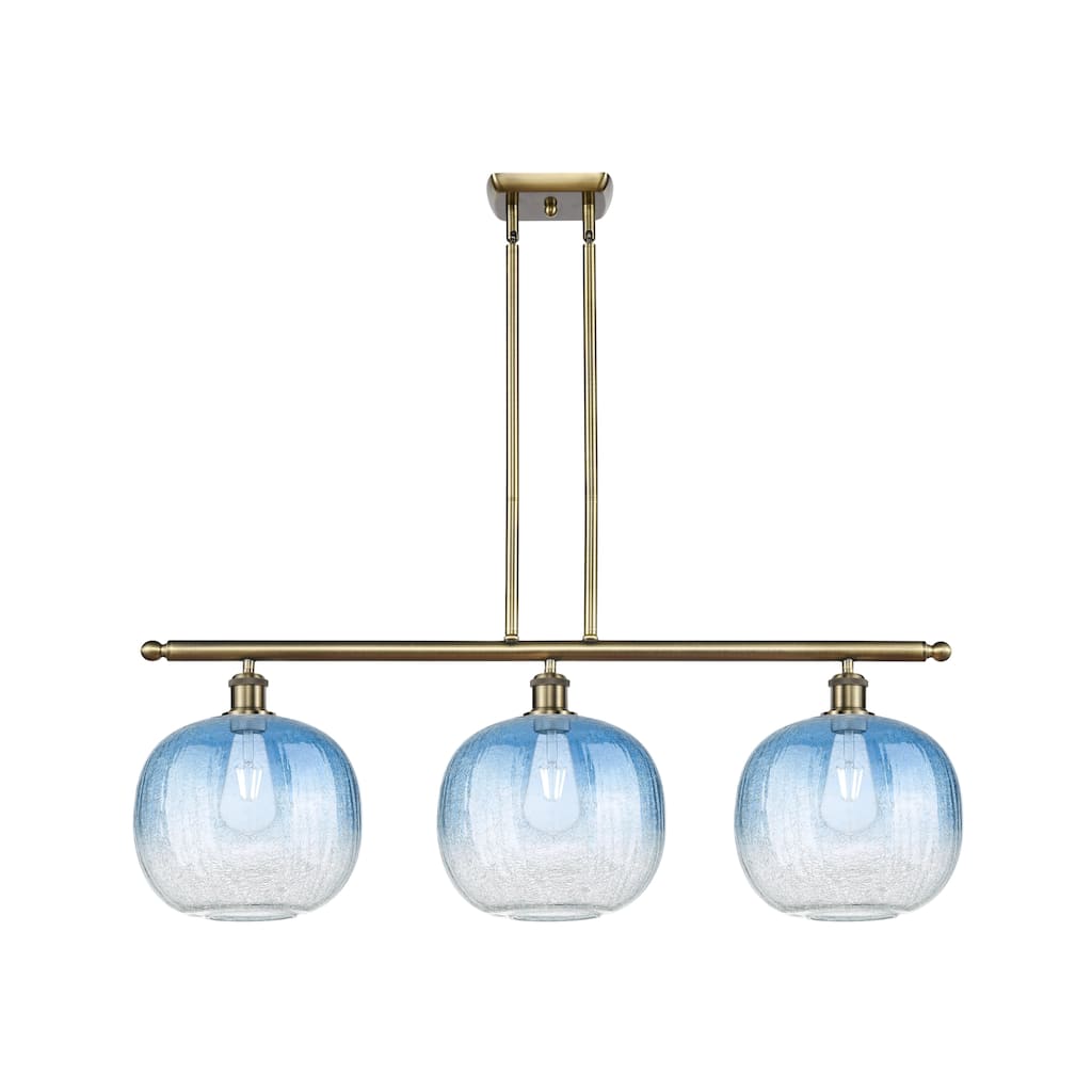 Innovations Lighting Endless Possibilities Ballston - Brookhaven Sphere - 3 Light 37" Stem Hung Island Light