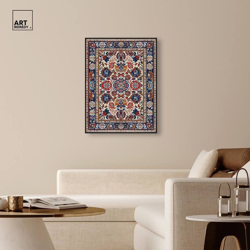 Morrocan Garden Canvas by Art Remedy