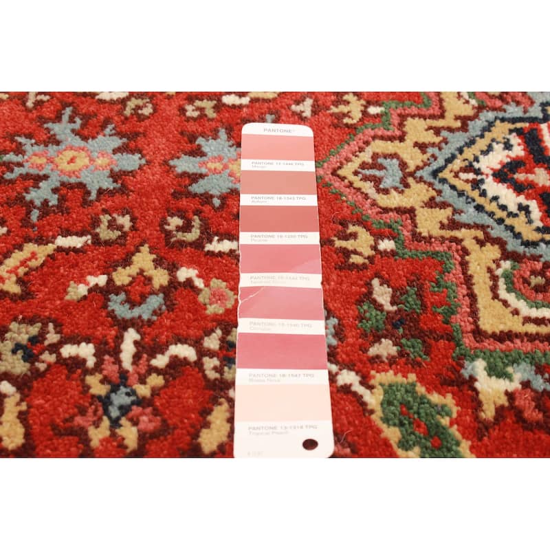 ECARPETGALLERY Hand-knotted Serapi Heritage Red Wool Rug - 2'7 x 20'0