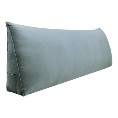 Bed Rest Reading TV Watching Wedge Pillow Bolster Daybed Headboard Cushion