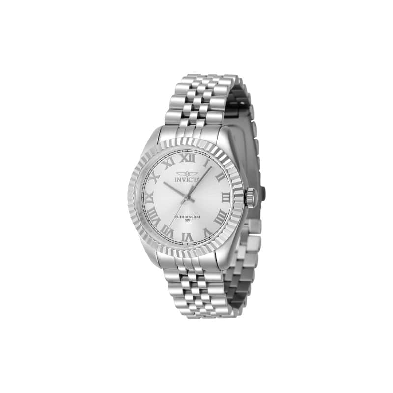 Invicta Women's 47409 Specialty Quartz 3 Hand Silver Dial Watch