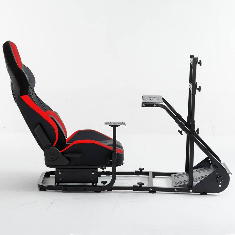 Enhanced and Stable Racing Wheel Cockpit, Compatible With Fanatec, Logitech adjustable driving simulators, excluding handbrake