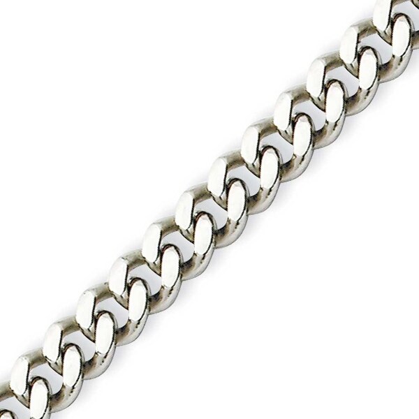 Chisel Stainless Steel 4mm Curb Chain - 18 Inches (4 mm) - 18 in