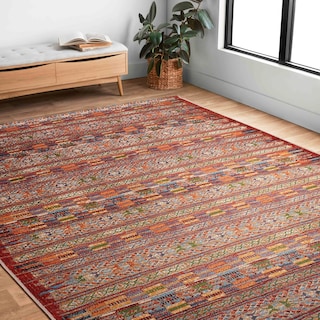 Alexander Home Armanda Modern Tribal Indoor/ Outdoor Area Rug