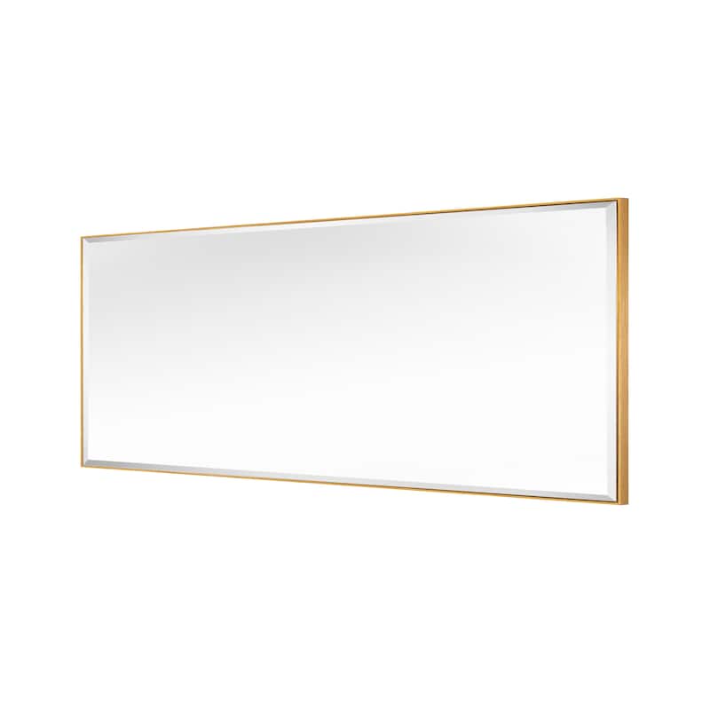 Rectangle Metal Framed Beveled Edge Bathroom Vanity Mirror