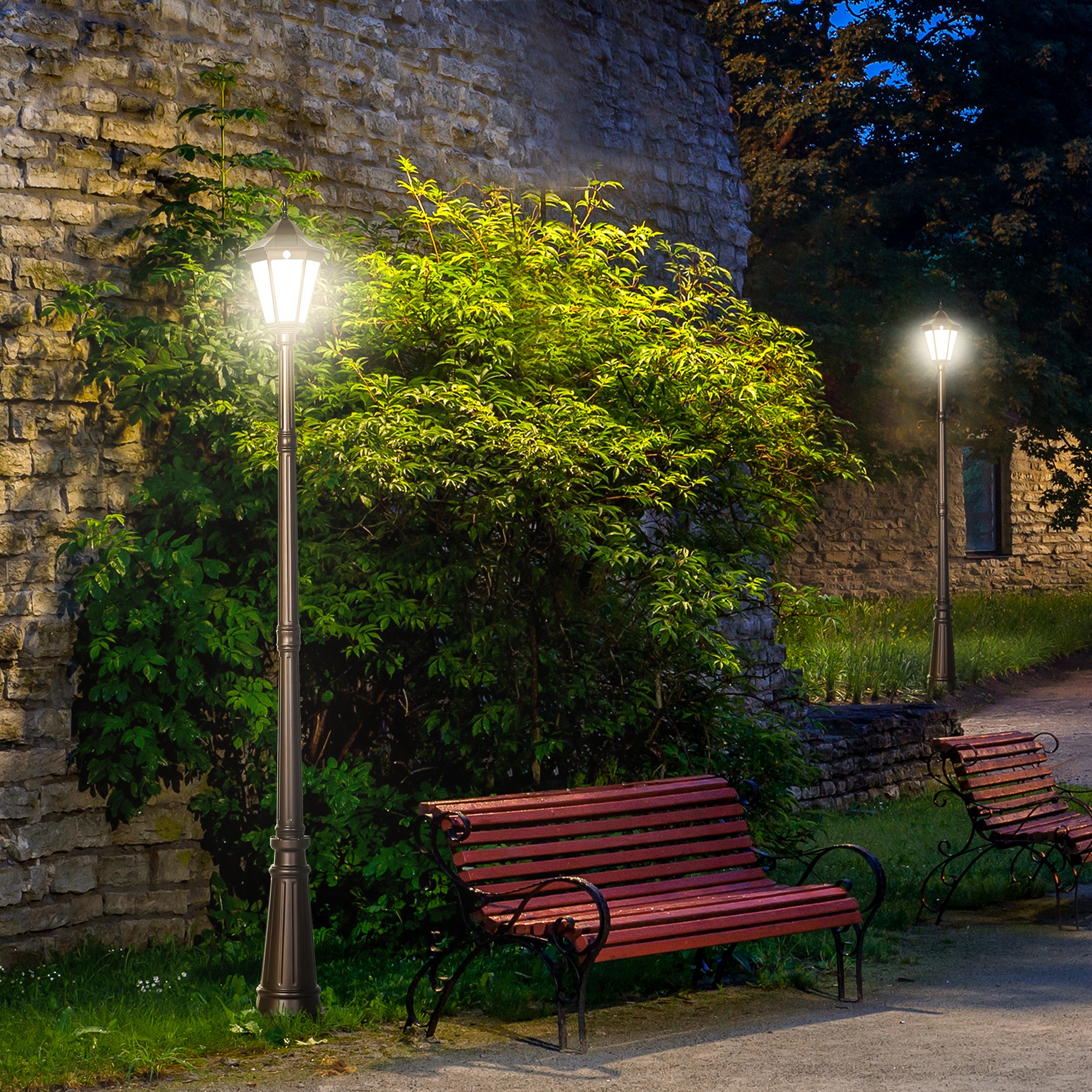 Old style street lamp on sale