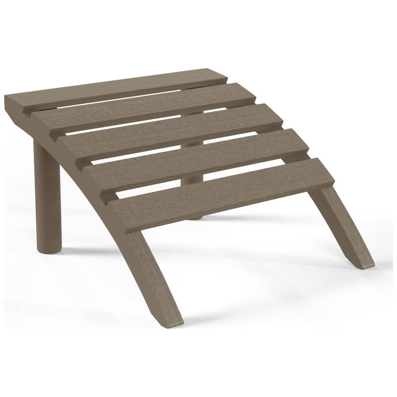 Polytrends Coastline Outdoor Poly Adirondack Ottoman
