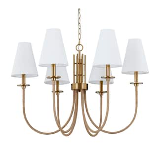 Juliet 6-Light Metal Chandelier, Natural