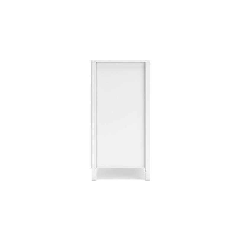 Signature Design by Ashley Hallityn White Bookcase - 31.61" W x 19.84" D x 41.14" H