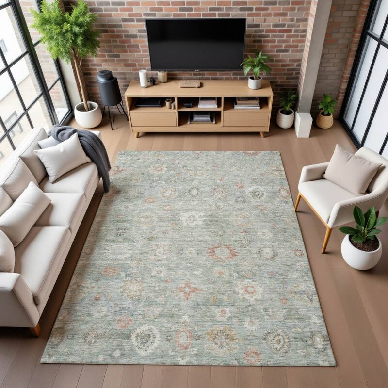 Premium Washable Super Soft Vintage Traditional Mayfield Rug