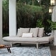 preview thumbnail 30 of 48, Cambridge Casual West Lake Convertible Wood Outdoor Sofa Daybed