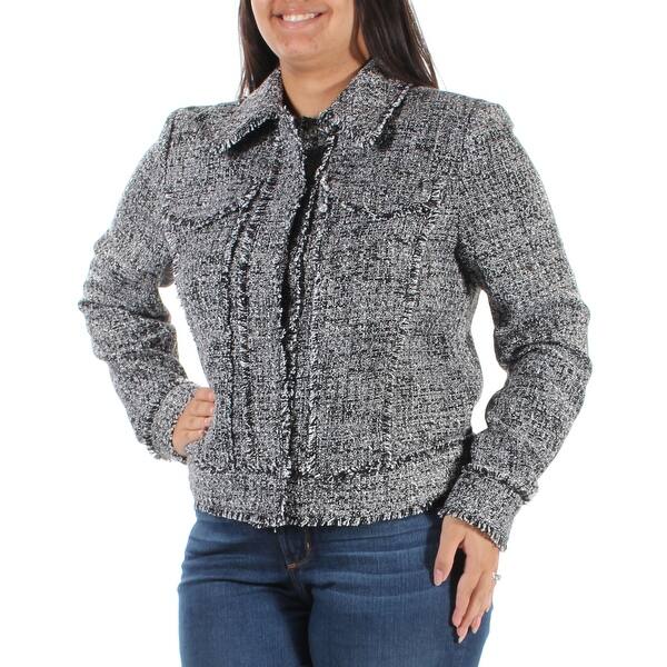 Shop Michael Kors Womens Black Suit Wear To Work Jacket Size 12