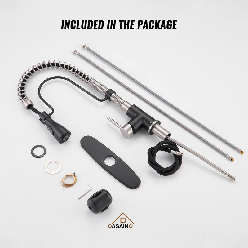 Single Handle Pull Down Sprayer Kitchen Faucet