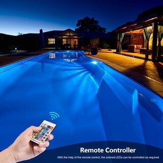 Swimming Pool Light, High Power Waterproof Remote Control LED Lamp ...