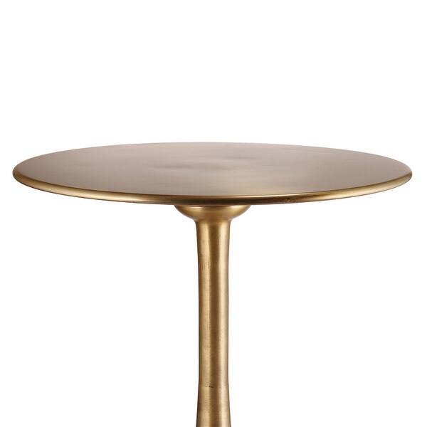 Kate 16 X 22 Antique Brass Accent Table 16 Dia X 22 H Overstock Kate 16 X 22 Antique Brass Accent Table 16 Dia X 22 H Overstock