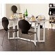 preview thumbnail 1 of 5, SEI Furniture Driness Grey Drop Leaf Table