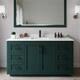 Option Green / White Quartz Top / Matte Black Hardware