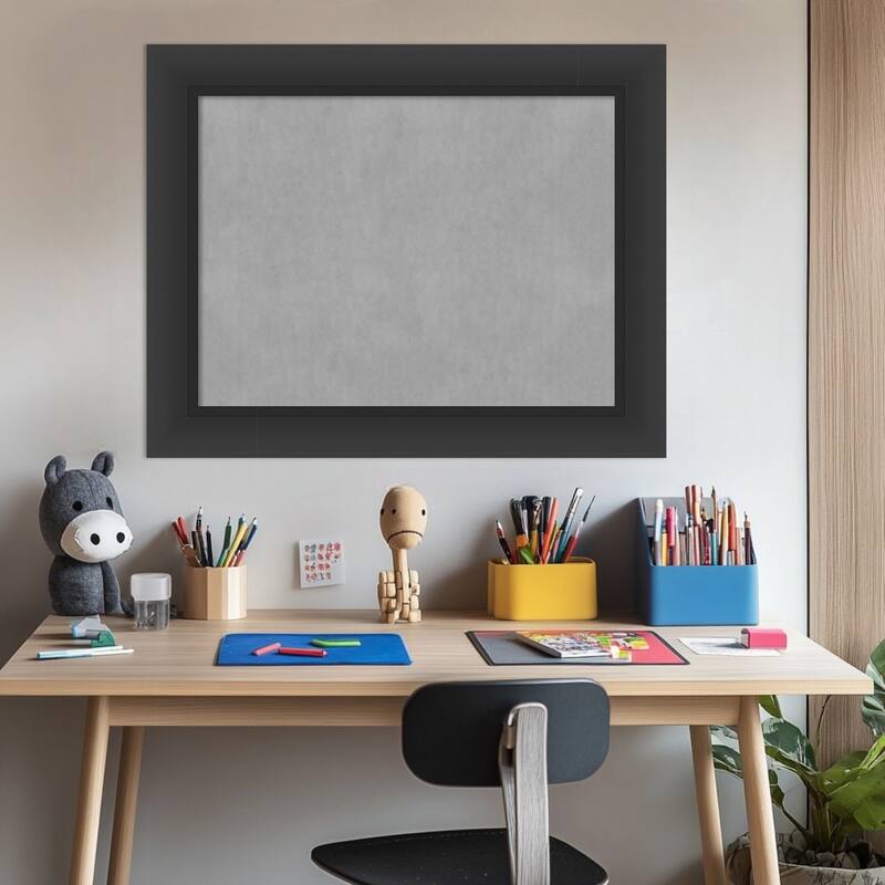 Amanti Art Sloped Black Framed