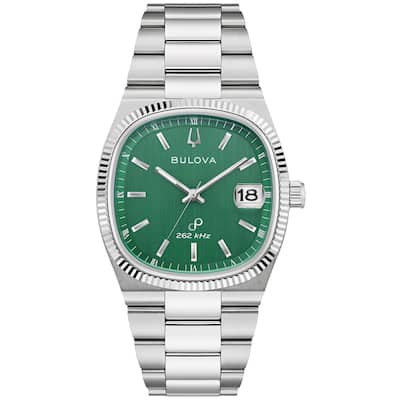 Bulova Men's Super Seville Green Dial Watch - 96B439 - 6 (36)