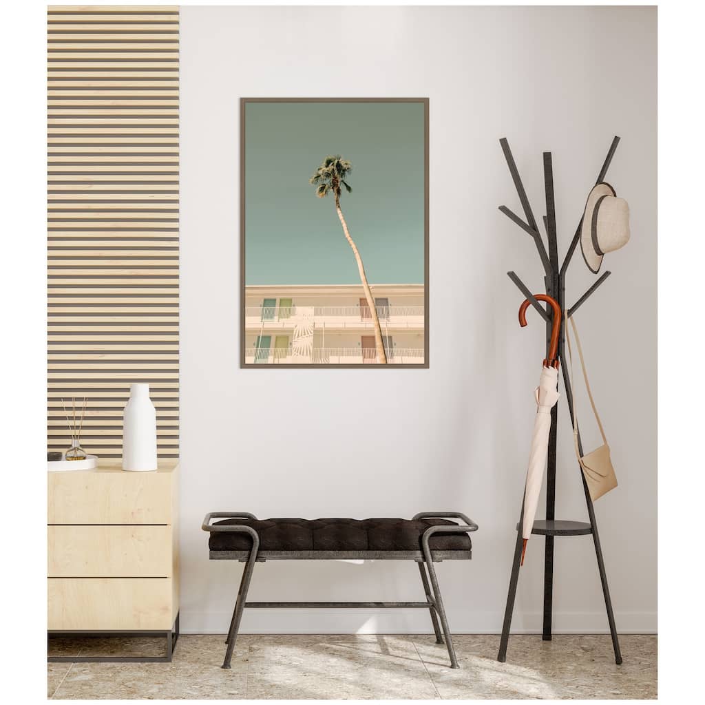 Kate and Laurel PS I Love You by Alicia Bock Framed Canvas Wall Art Print