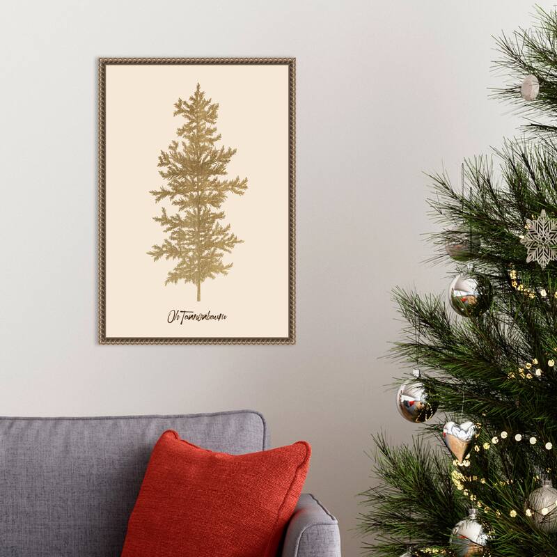 Oh Tanenbaum Framed Canvas Wall Art Print