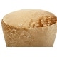 preview thumbnail 2 of 3, Allan Andrews Round Foot Pouf Pasini Gold