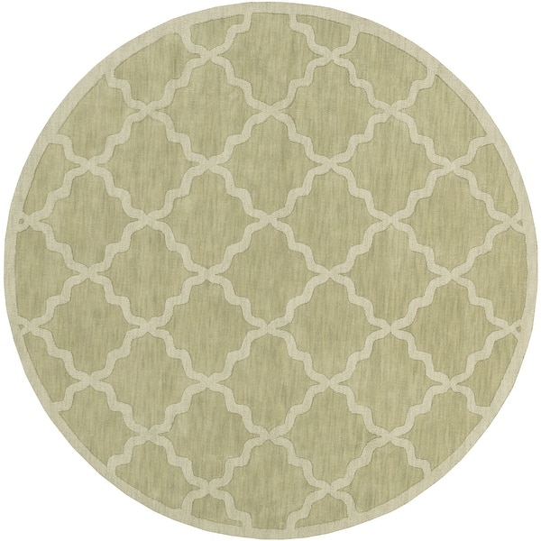 slide 2 of 70, Hand-Tufted Amy Tone-on-Tone Lattice Wool Rug