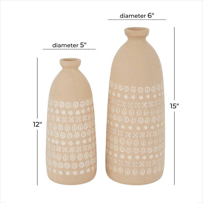 Stoneware Rustic Vases (Set of 2)