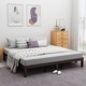 preview thumbnail 2 of 16, King Size Solid Wood Platform Bed