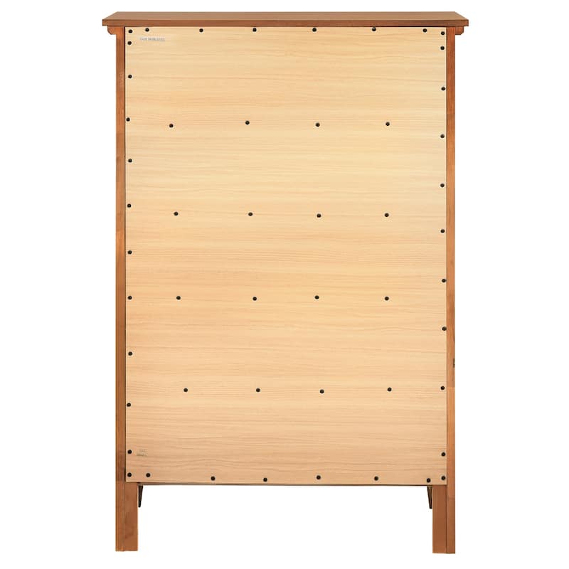 5-Dovetailed Drawer Bedroom Chest - 48" - Brown