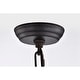 preview thumbnail 10 of 8, Valeria 14 Inch Modern-Farmhouse Style Imitation Wood Grain Finish Pendant Lighted Chandelier 4-Light - N/A