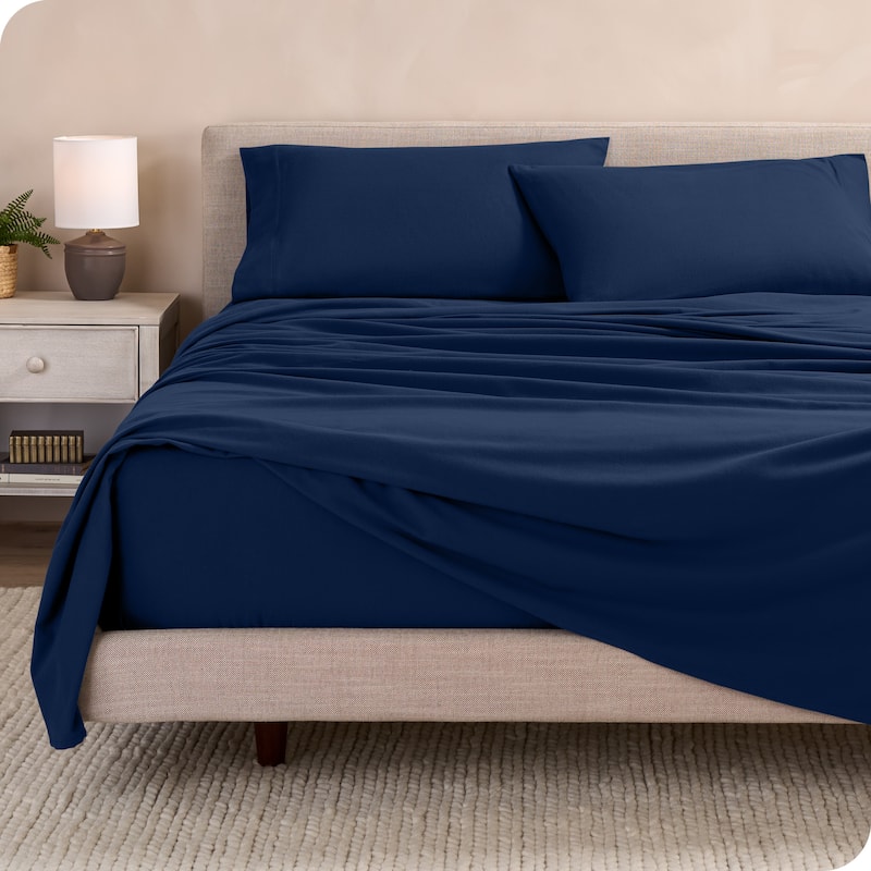 Bare Home Cotton Flannel Sheet Set - Velvety Soft Heavyweight