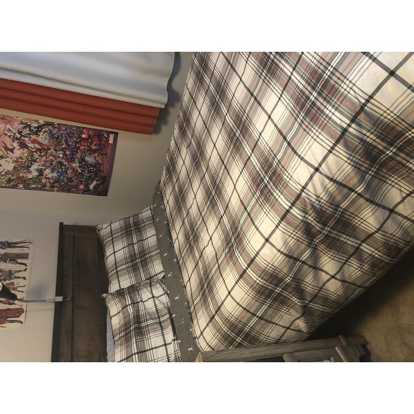 Shop Eddie Bauer Alder Plaid Duvet Cover Set On Sale Ships To