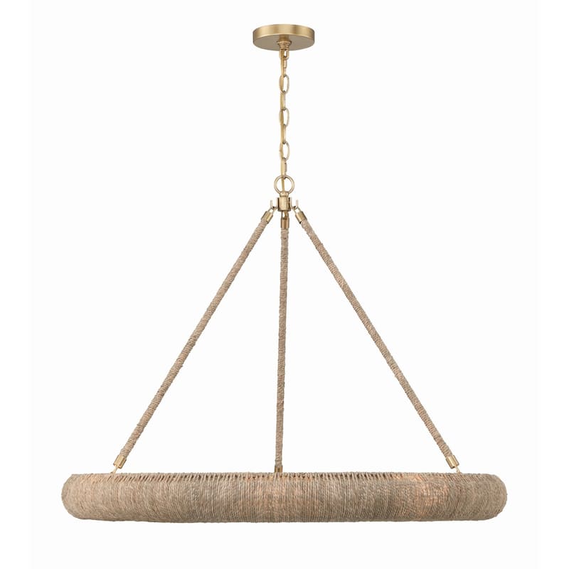 Crystorama Lighting Group OAK-7538 Oakley 8 Light 32" Wide LED Ring