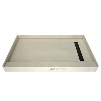Tile Redi Redi Trench 48" x 30" Rectangular Shower Base with Single