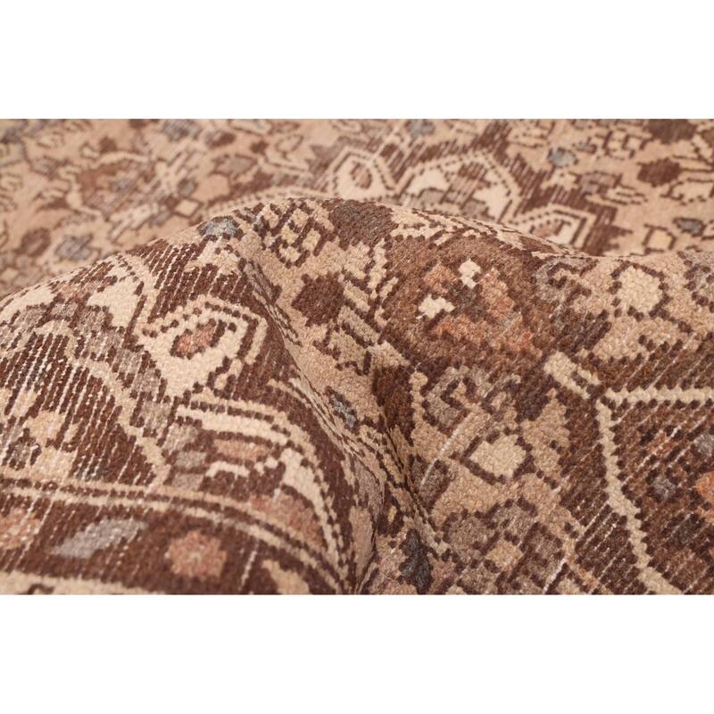 ECARPETGALLERY Hand-knotted Antalya Vintage Tan Wool Rug - 3'5 x 13'0