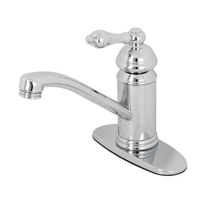 Kingston Brass Vintage Single-Handle Bathroom Faucet with Push Pop-Up