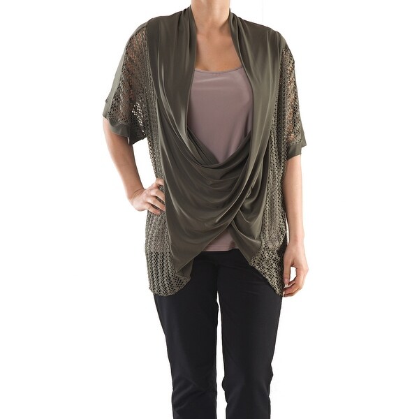 plus size wrap tops