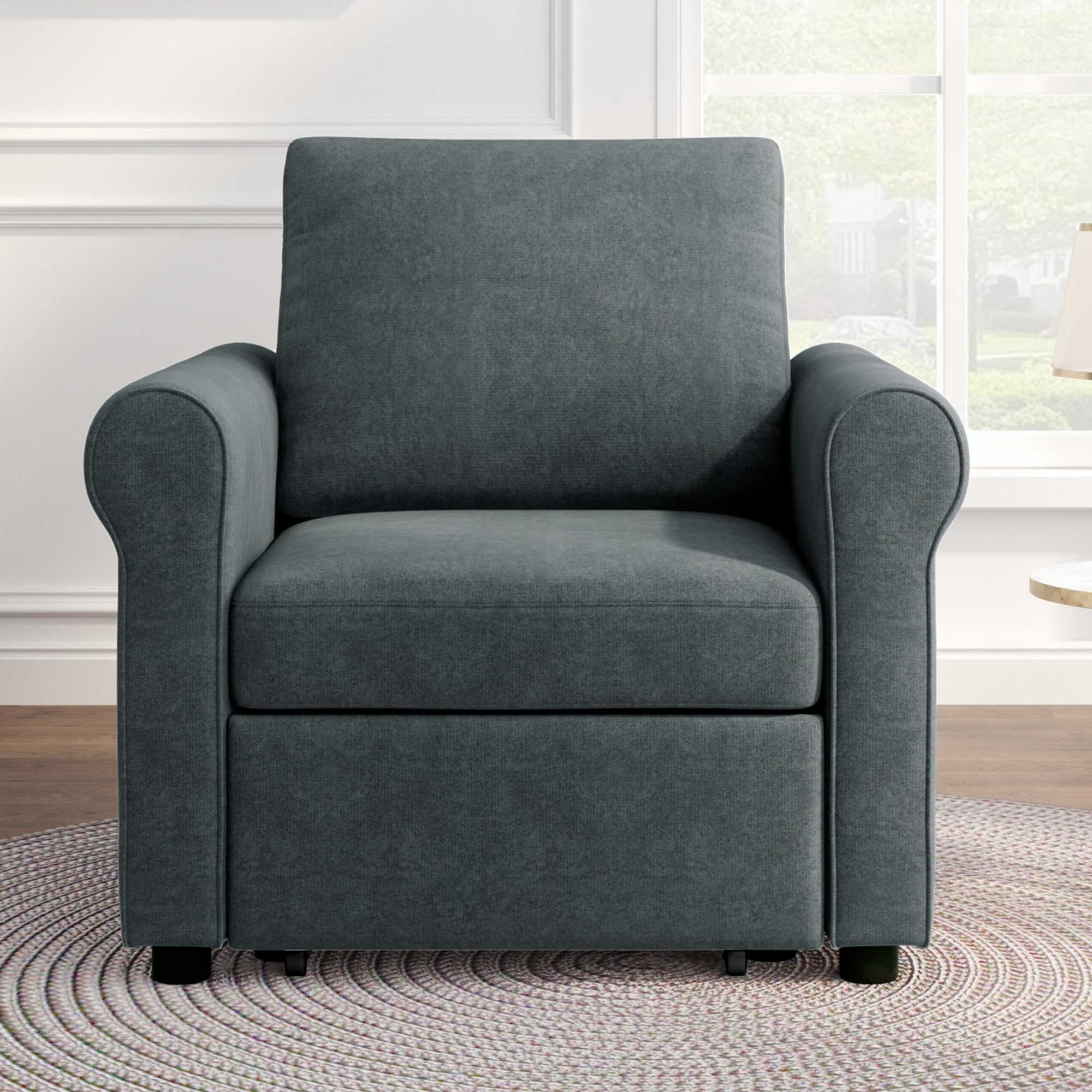 Convertible best sale accent chair