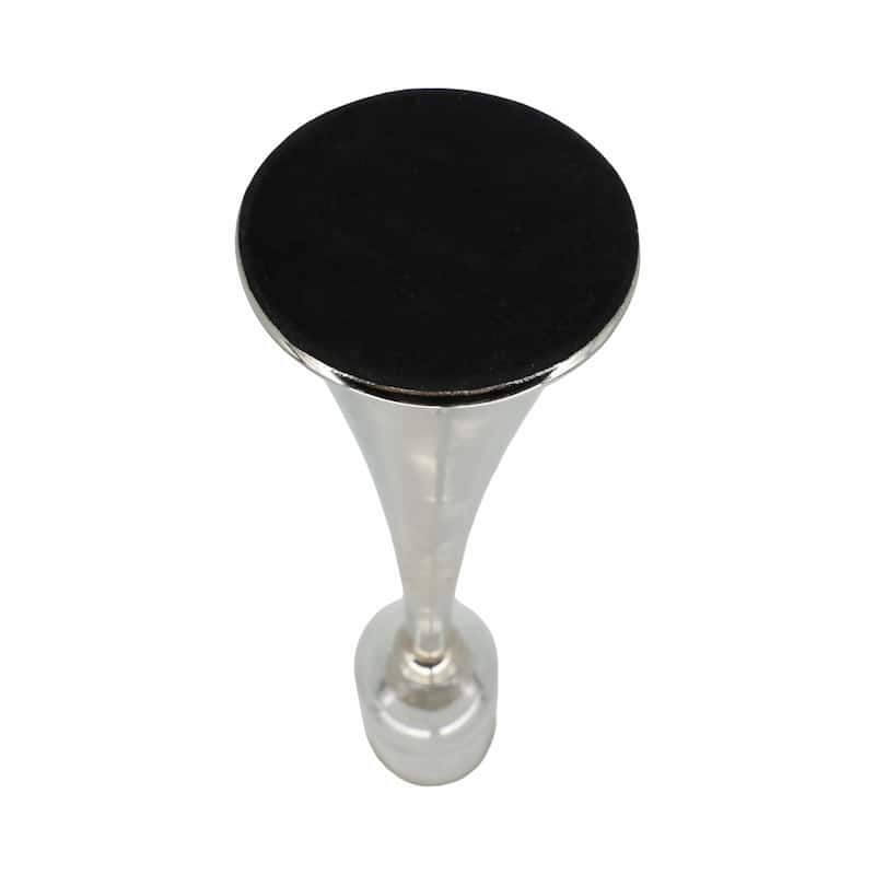 Modern Metal and Glass Floor Candle Stand for Pillar Candles