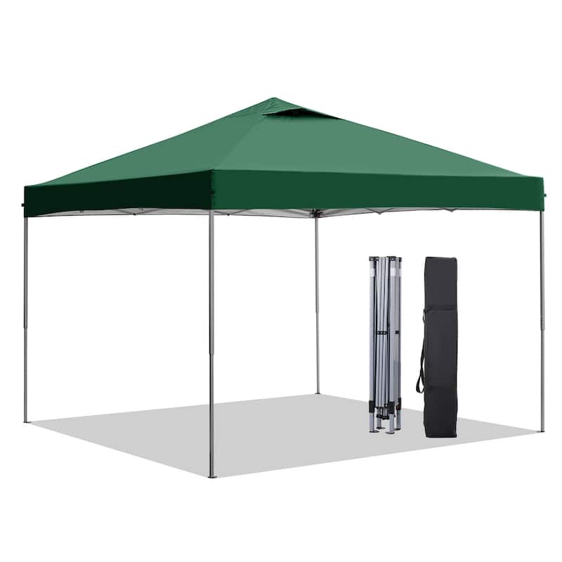 Ainfox 10 x 10 ft Pop-Up Party Canopy Tent Gazebo - Green