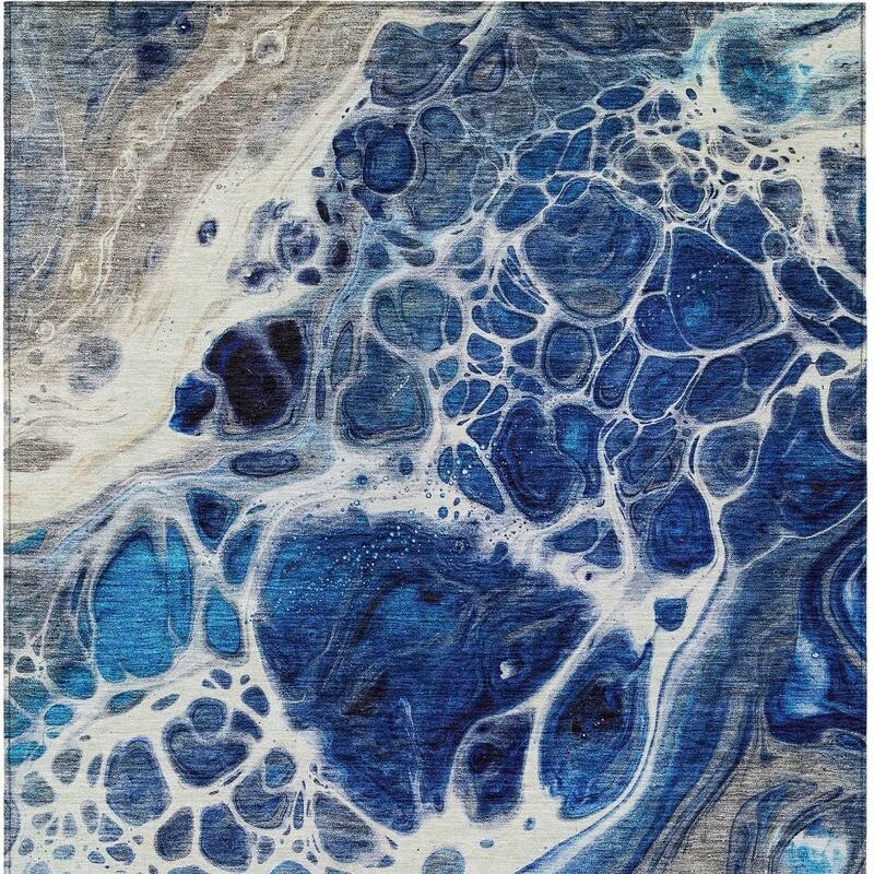 HomeRoots Nautical Transitional Rectangle Outdoor Rug