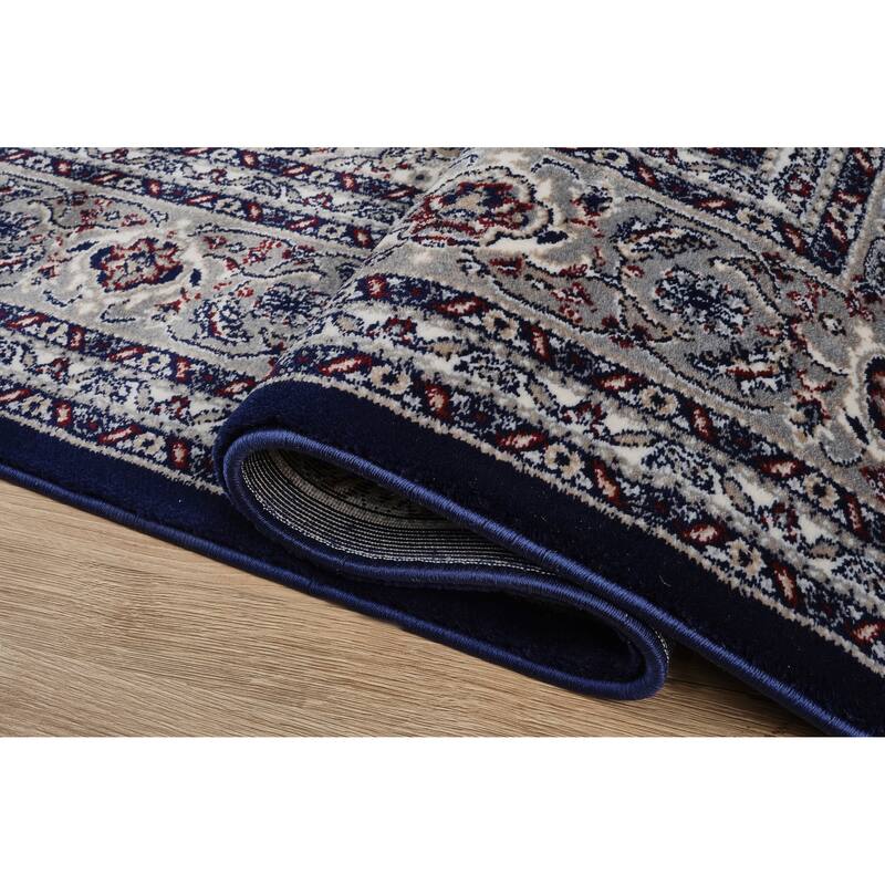 Master Collection Border Transitional Area Rug