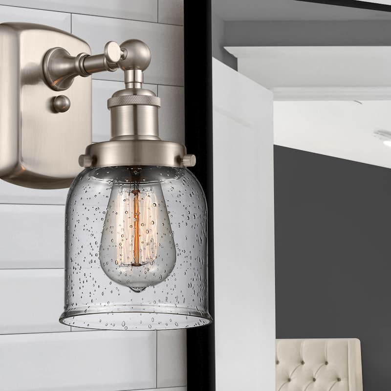 Innovations Lighting Small Bell 5" Wide Bathroom Sconce