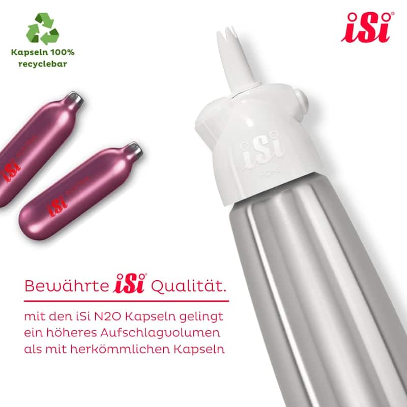 iSi North America 1 Pint Easy Whip Plus Mini Cream Whipper - 1 Pint