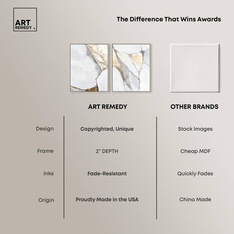 Cracks of Creation III Canvas Set of 2 by Art Remedy