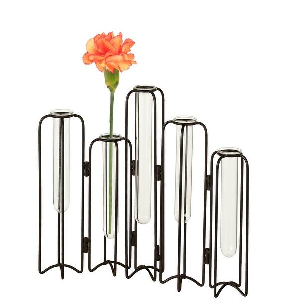 Shop Set Of 2 Glass Hanging Five Count Test Tube Bud Vase Holders 13 37 Clear Overstock 24019971