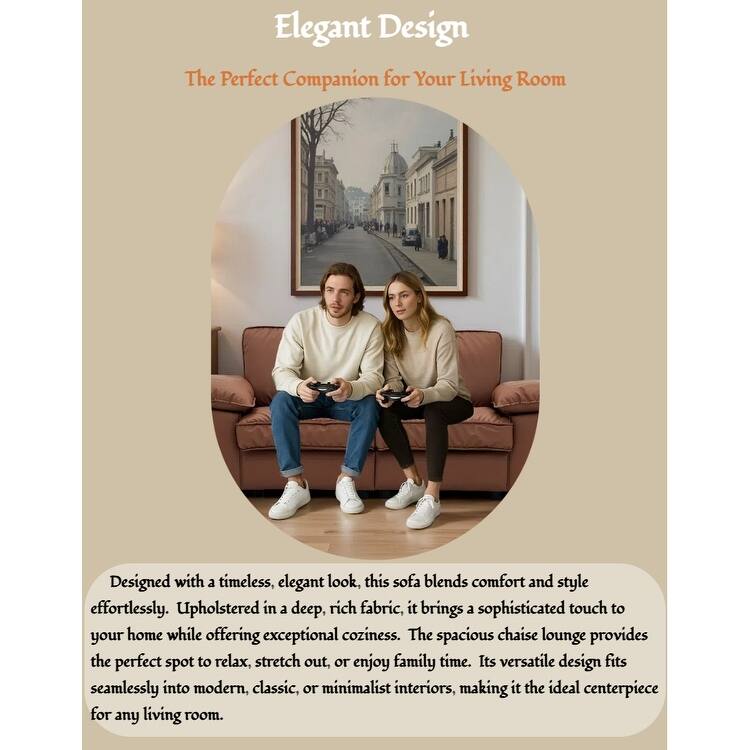 Leather Compact Sofa Couch with Hidden Storage, Minimalist 2-Seater Loveseat Sofa Couch with Pillow Armrests