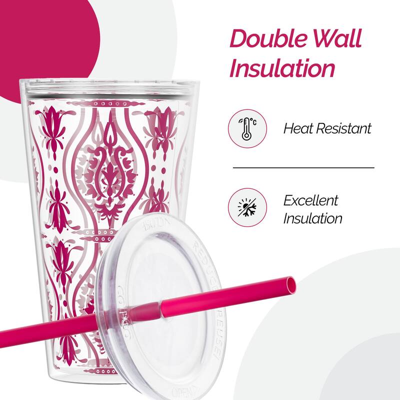 Copco Minimus Tumbler With Removable Straw And Double Wall Insulation - 24 oz.